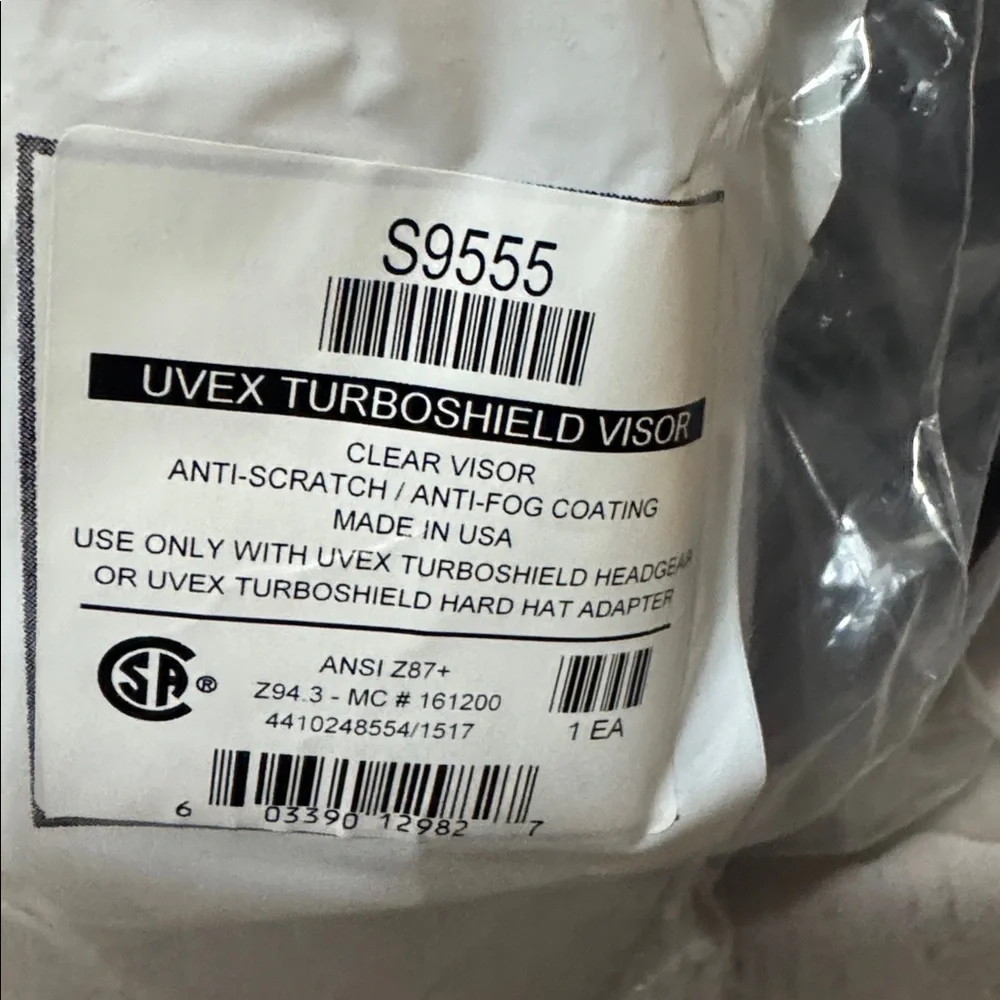 Uvex Turboshield Face Protection System